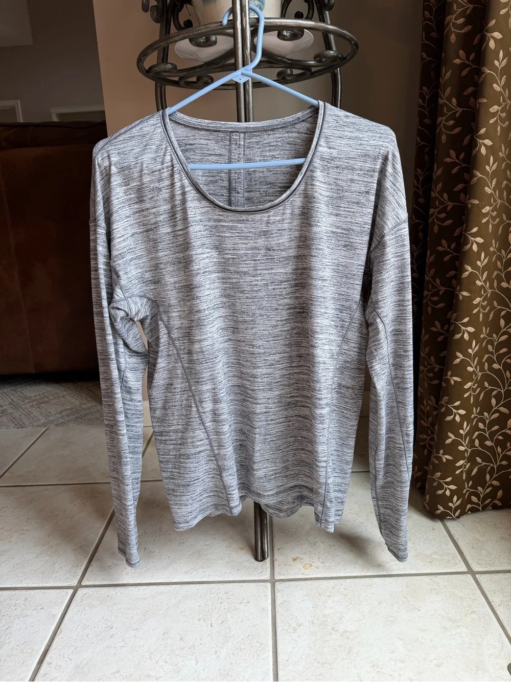 LuluLemon Long Sleeve Performance Top - Violet Blue (1), Gray (2)
